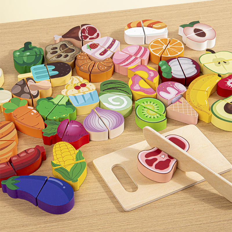 Baby Food Vegetables - Simulation Kitchen Pretend Toy Wooden Classic