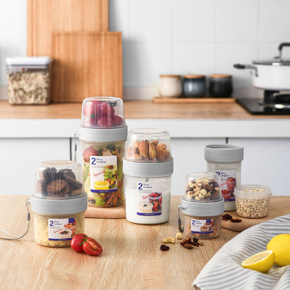 Portable Double Layer Food Con - Baby Food Jars With Lids recension och pris