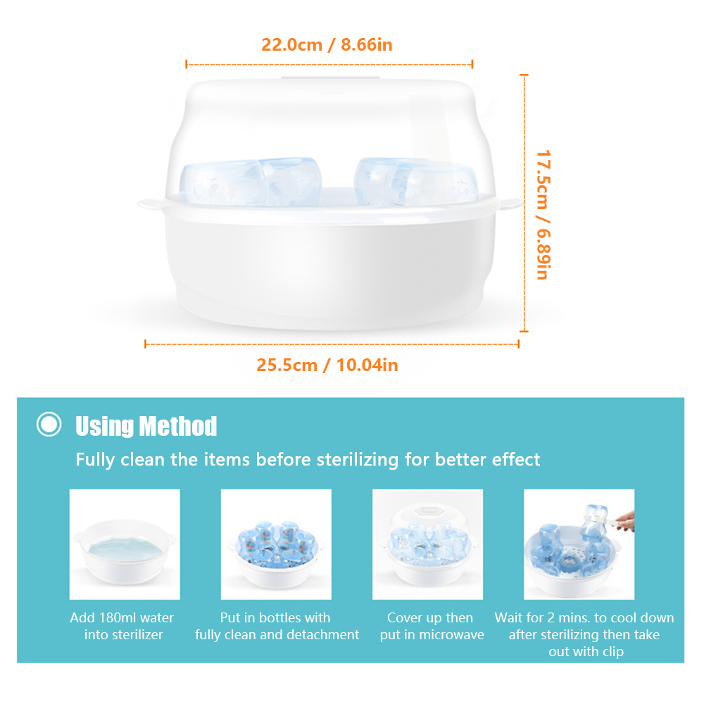 Microwave Bottle Sterilizer St - Baby Food Warmer recension och pris
