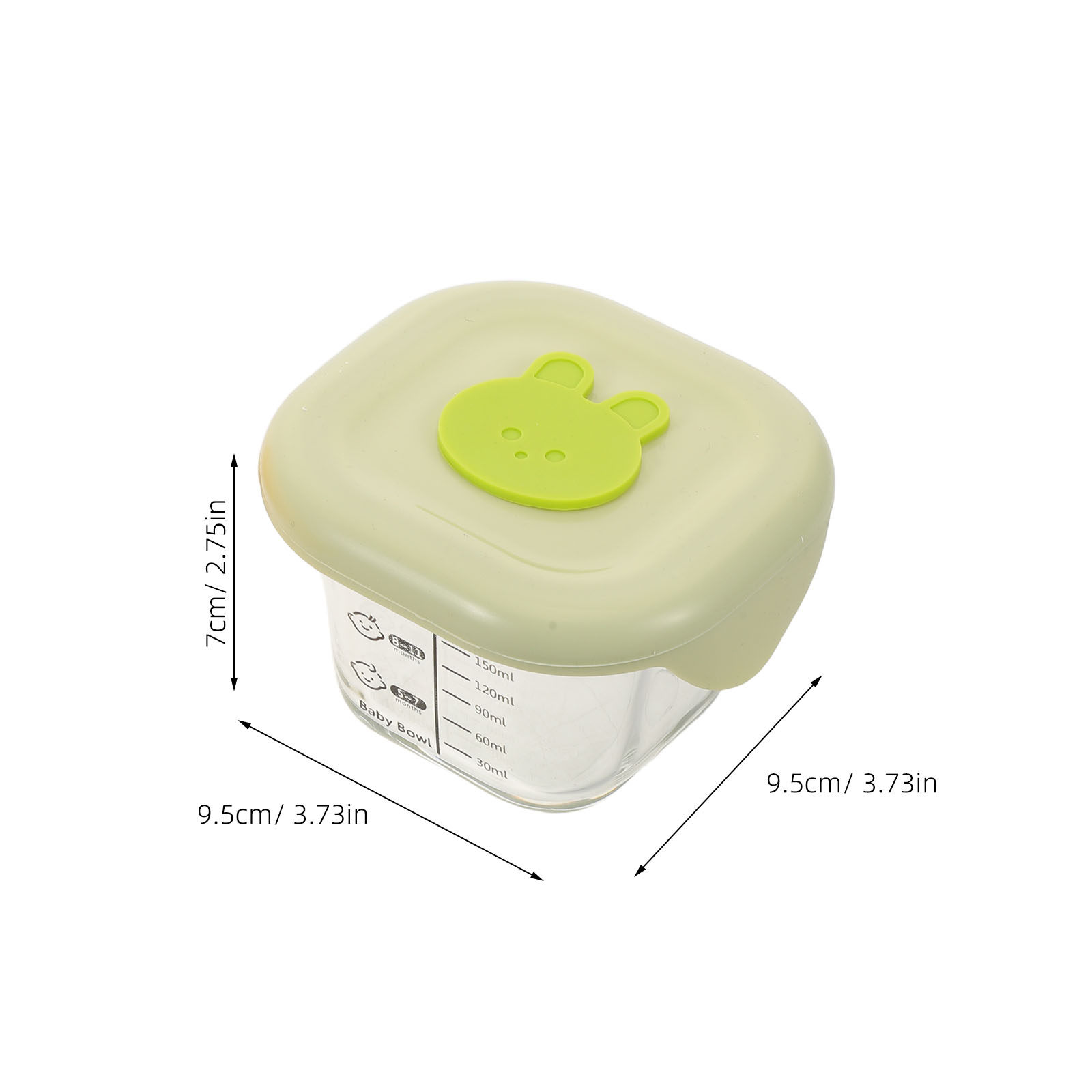 2Pcs Baby Food Storage Contain - Baby Food Jars With Lids recension och pris
