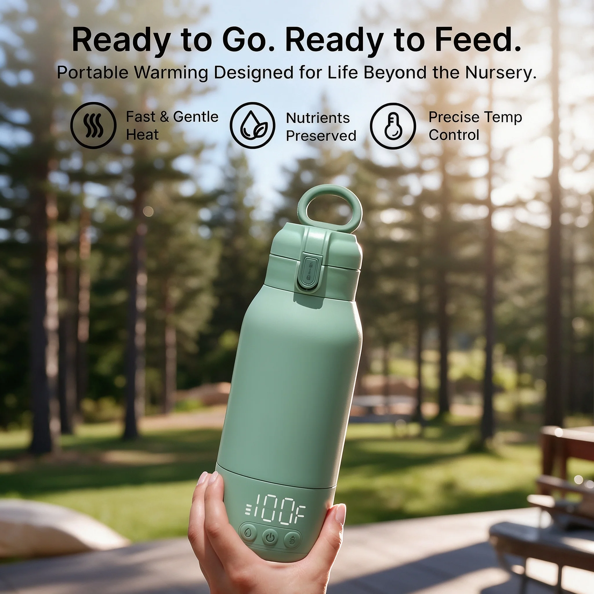 Portable Bottle Warmer for Tra - Baby Food Warmer recension och pris
