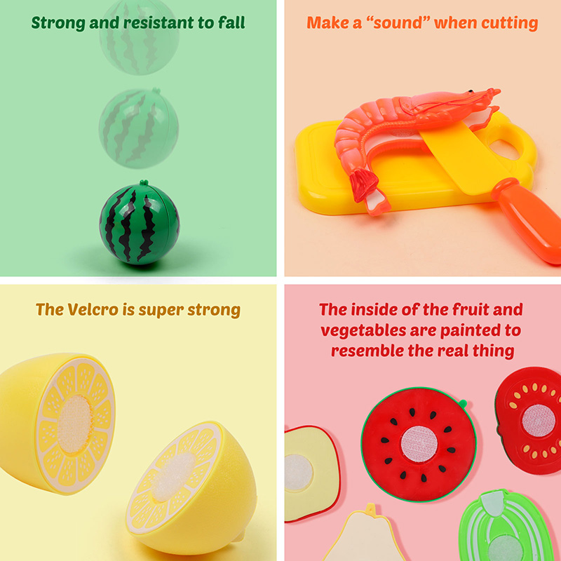 Children Toys Cutting Fruits a - Baby Food Vegetables recension och pris