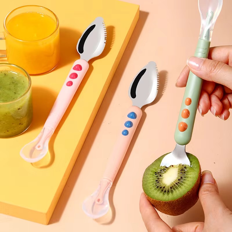 Double Head Baby Spoon Silicon - Baby Food Menu recension och pris