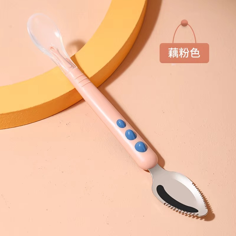 Double Head Baby Spoon Silicon - Baby Food Menu recension och pris