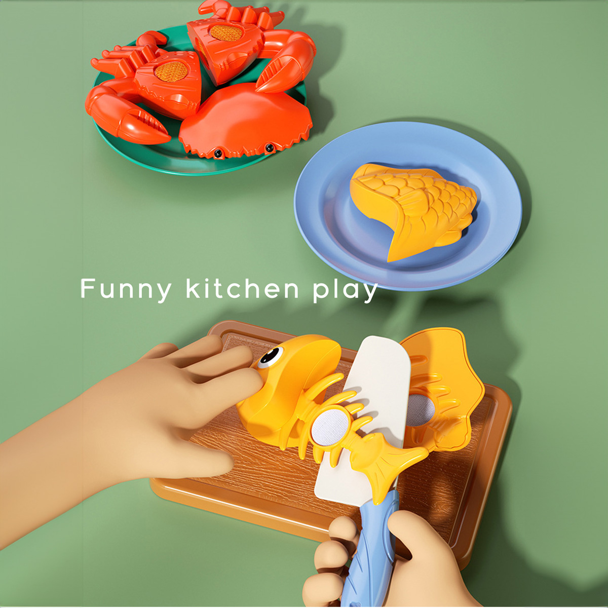 Cutting Play Food Toys Kitchen - Baby Food Vegetables recension och pris