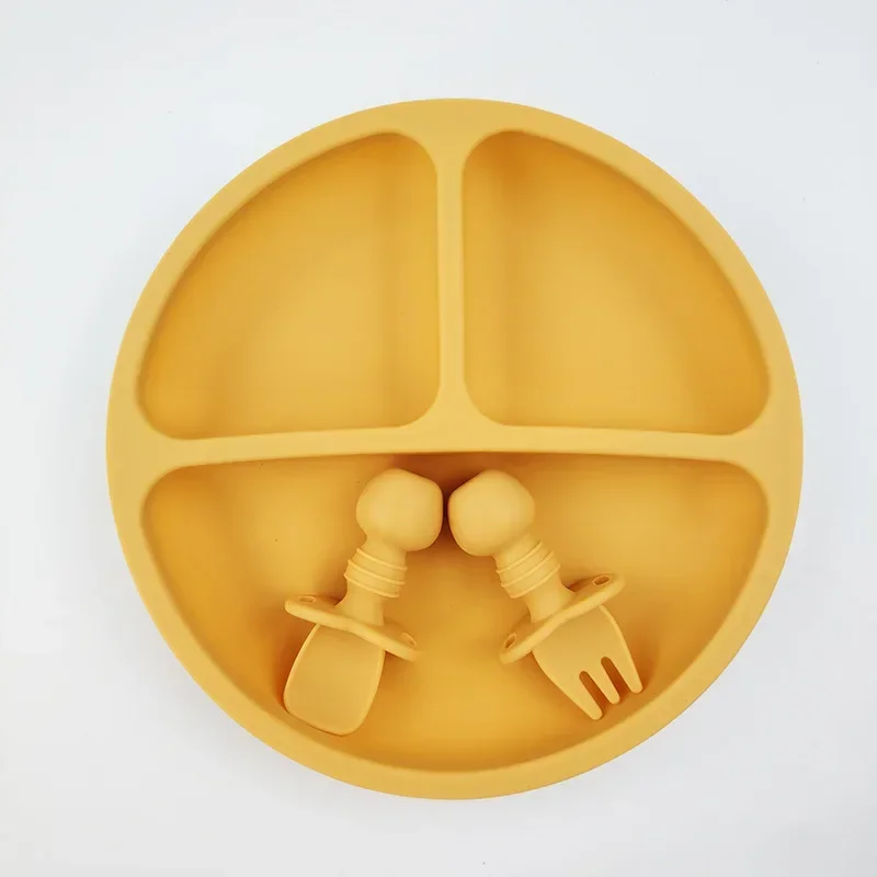 3Pcs Silicone Baby Feeding Set - Baby Food Jars With Lids recension och pris